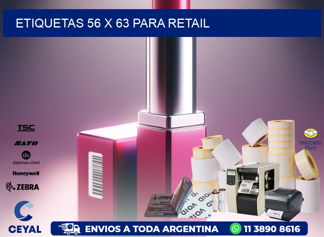 ETIQUETAS 56 x 63 PARA RETAIL