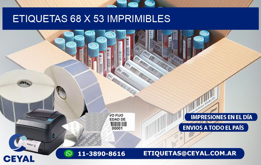 ETIQUETAS 68 x 53 IMPRIMIBLES