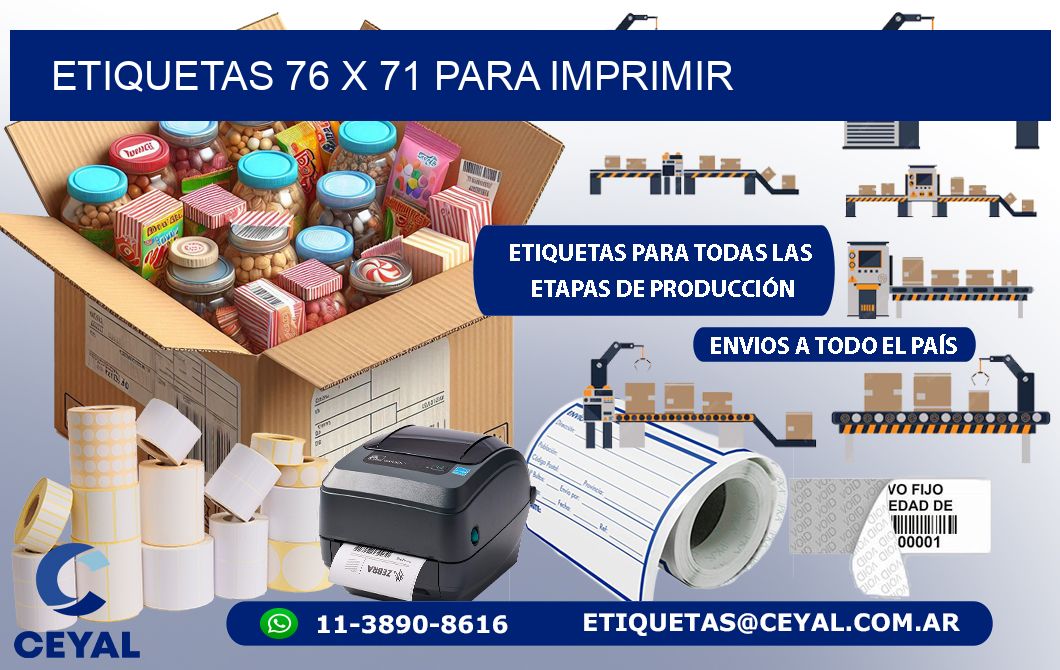 ETIQUETAS 76 x 71 PARA IMPRIMIR