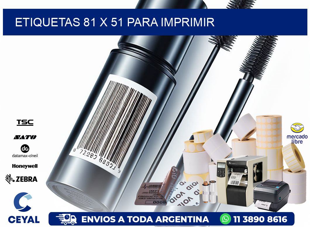 ETIQUETAS 81 x 51 PARA IMPRIMIR