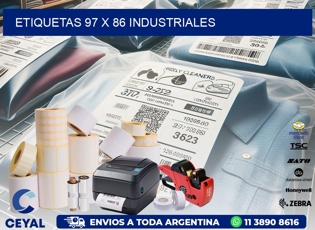 ETIQUETAS 97 x 86 INDUSTRIALES