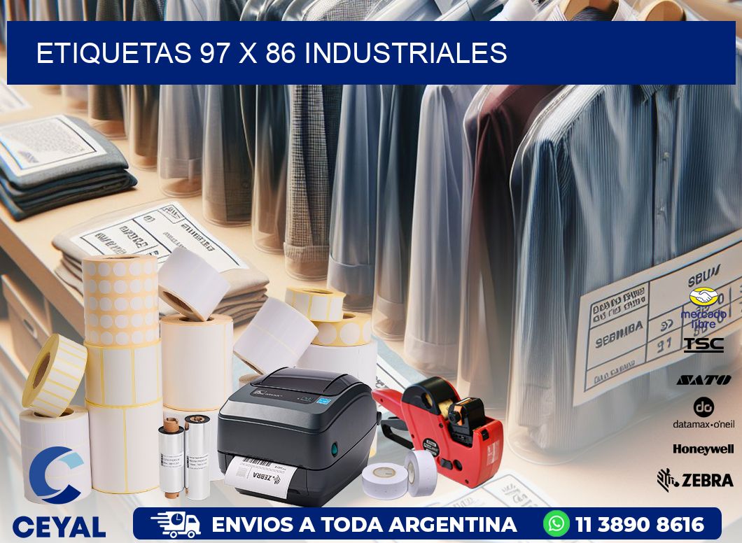 ETIQUETAS 97 x 86 INDUSTRIALES