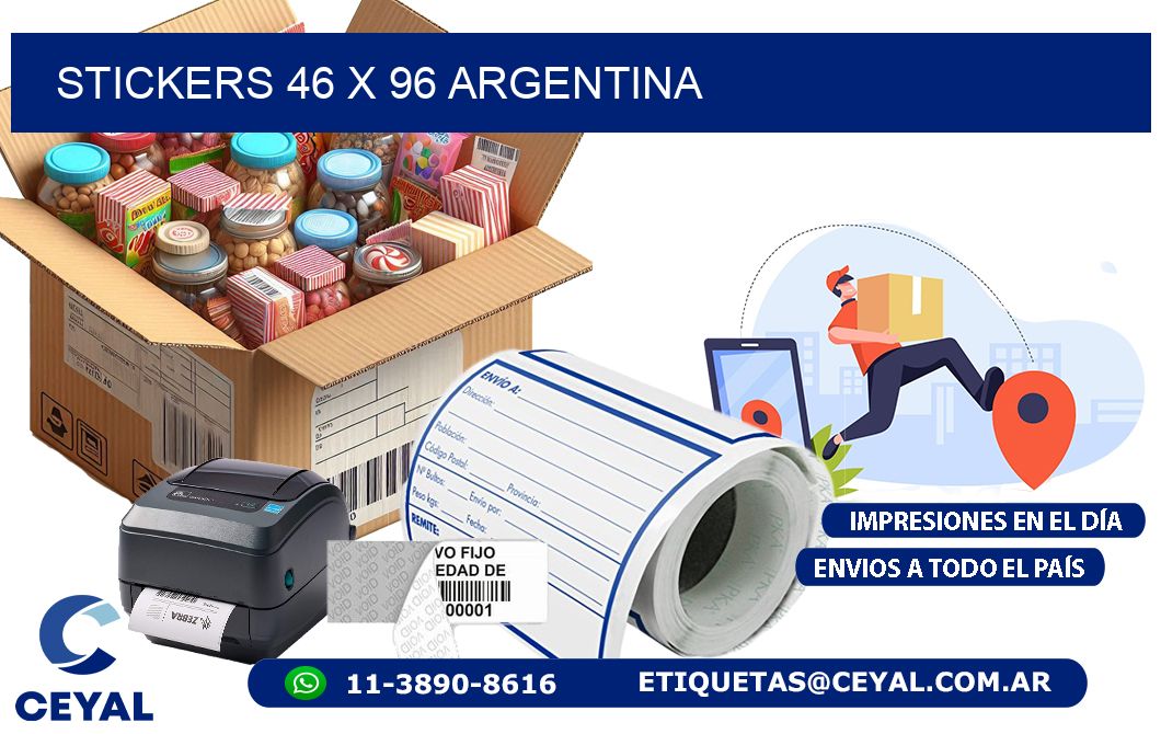 STICKERS 46 x 96 ARGENTINA