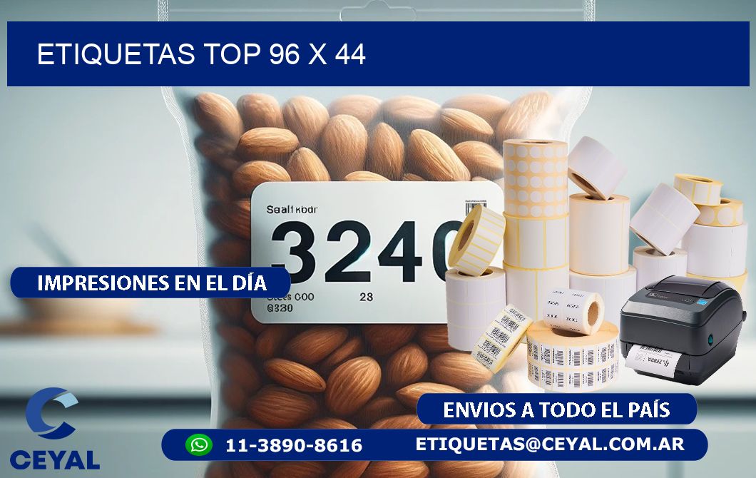 etiquetas top 96 x 44