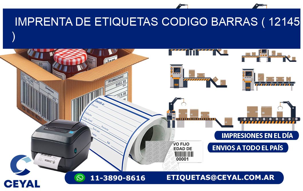 imprenta de etiquetas codigo barras ( 12145 )