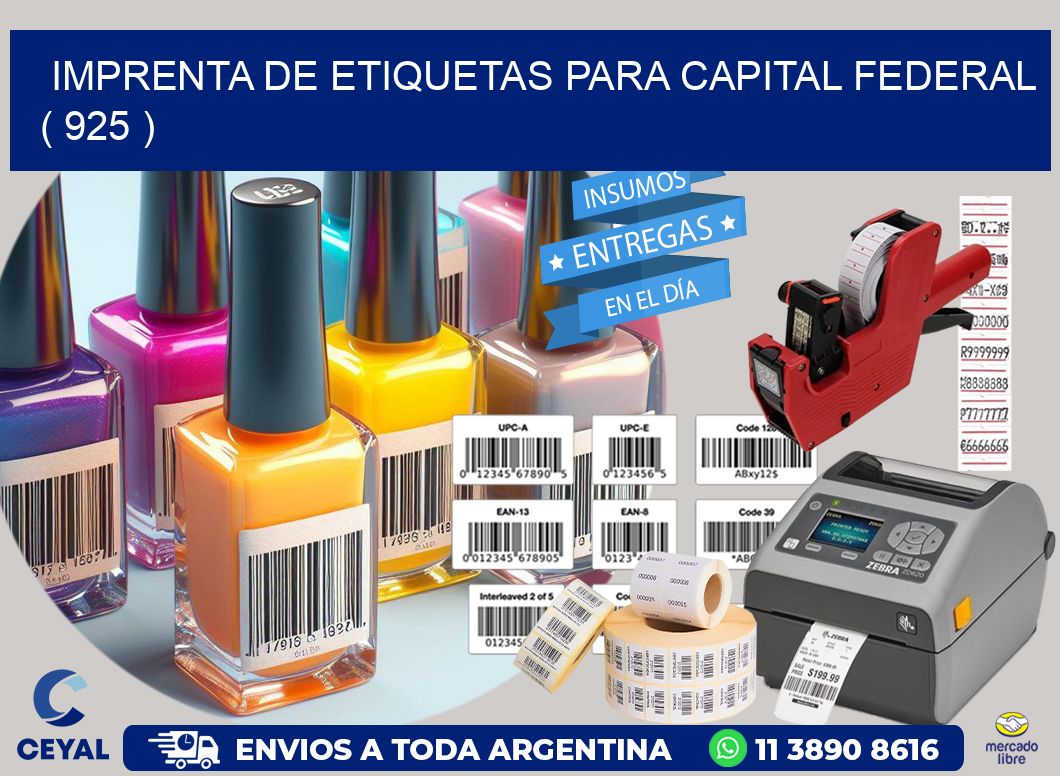 imprenta de etiquetas para capital federal  ( 925 )