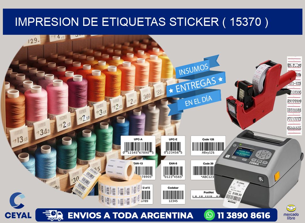 impresion de etiquetas sticker ( 15370 )