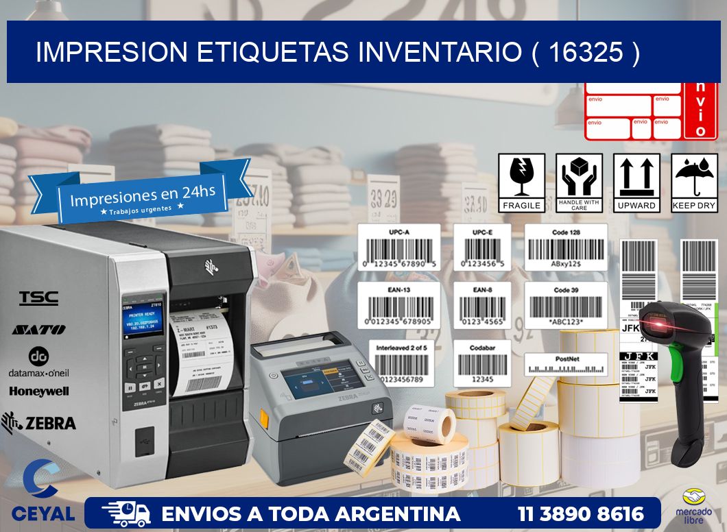 impresion etiquetas inventario ( 16325 )