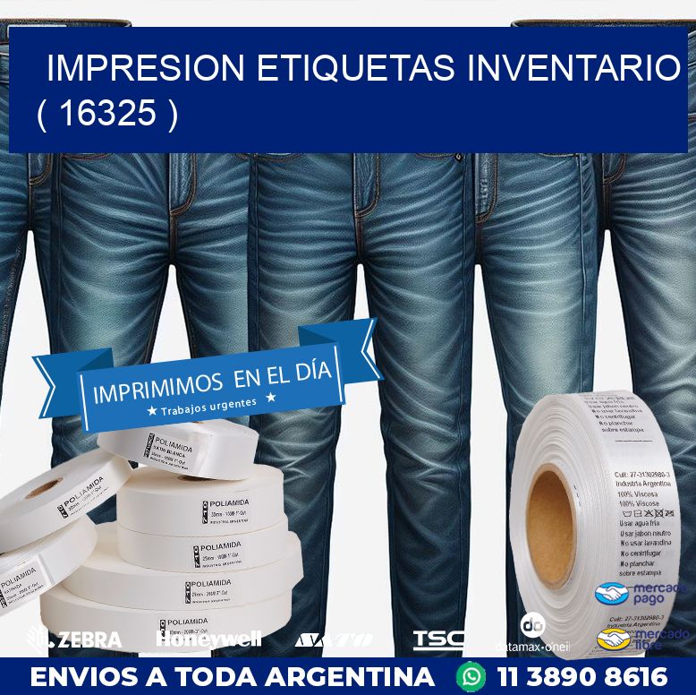 impresion etiquetas inventario ( 16325 )