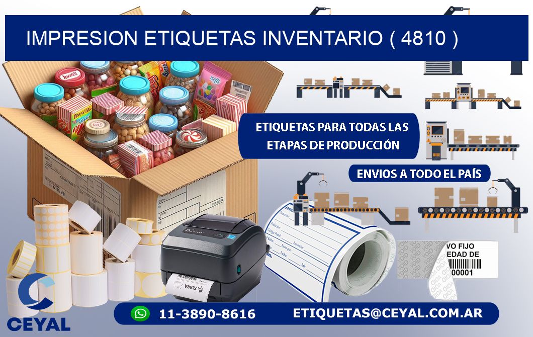 impresion etiquetas inventario ( 4810 )