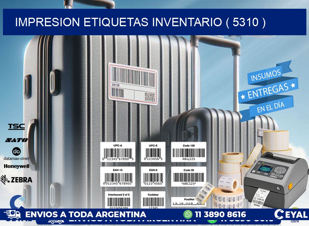 impresion etiquetas inventario ( 5310 )