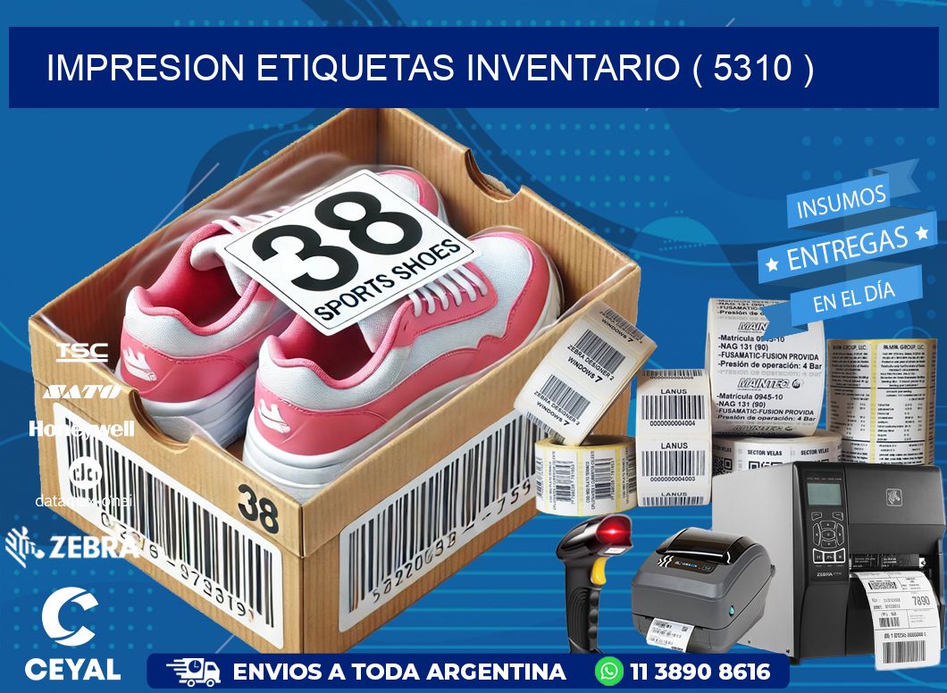 impresion etiquetas inventario ( 5310 )