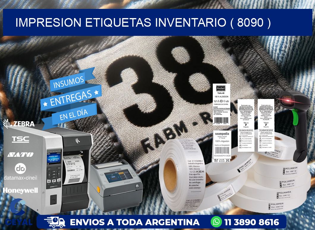 impresion etiquetas inventario ( 8090 )