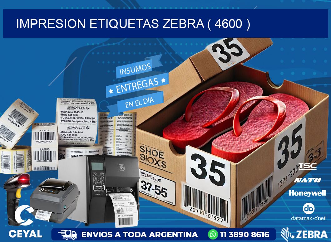 impresion etiquetas zebra ( 4600 )