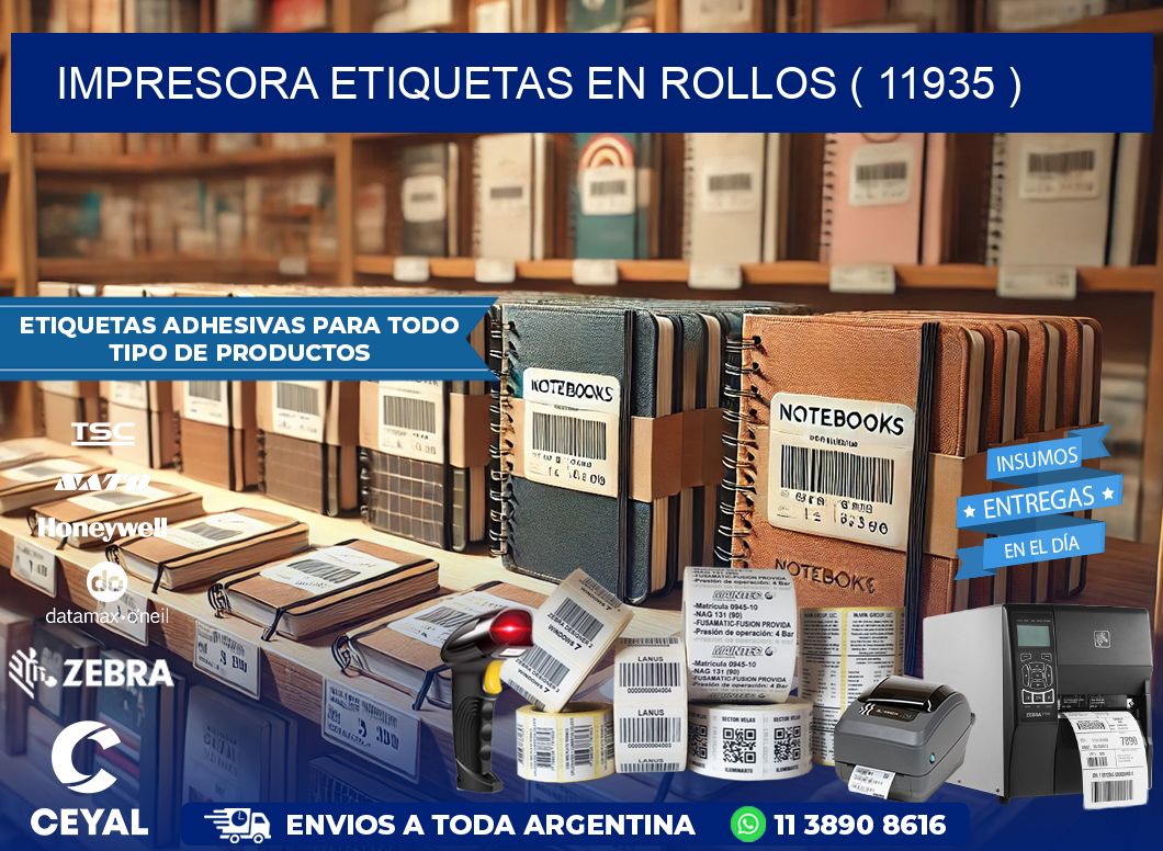 impresora etiquetas en rollos ( 11935 )