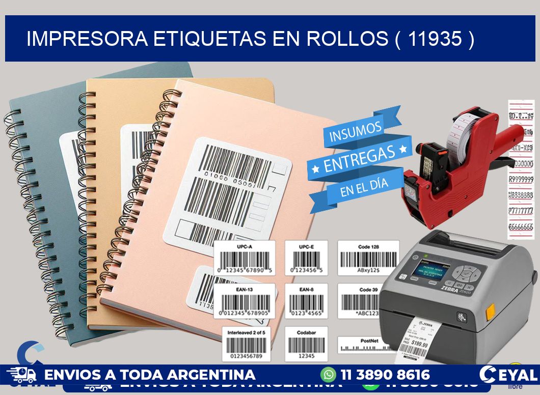 impresora etiquetas en rollos ( 11935 )