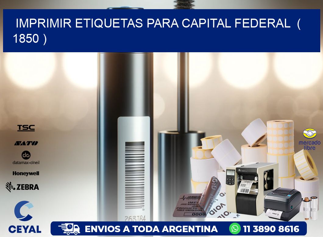 imprimir etiquetas para capital federal  ( 1850 )