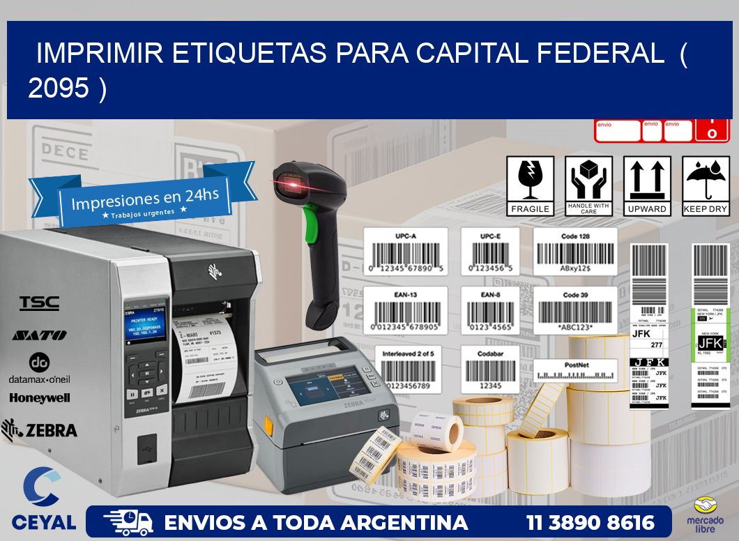 imprimir etiquetas para capital federal  ( 2095 )