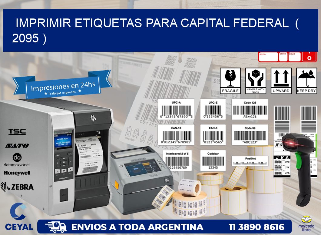 imprimir etiquetas para capital federal  ( 2095 )