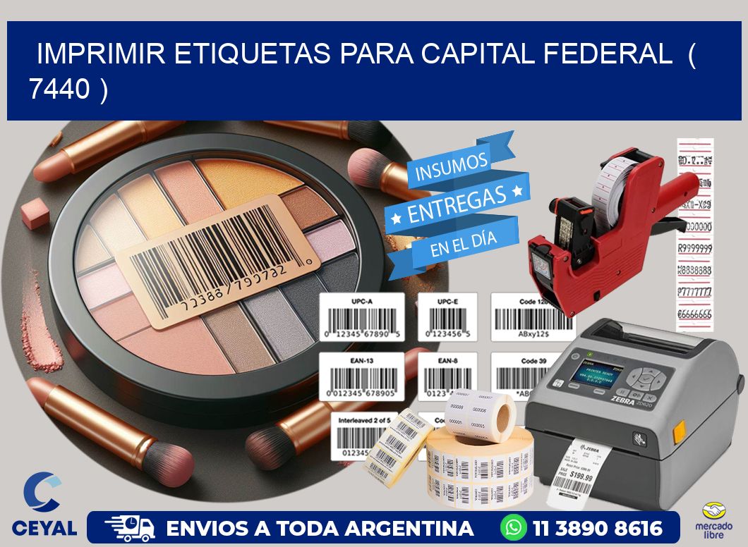 imprimir etiquetas para capital federal  ( 7440 )