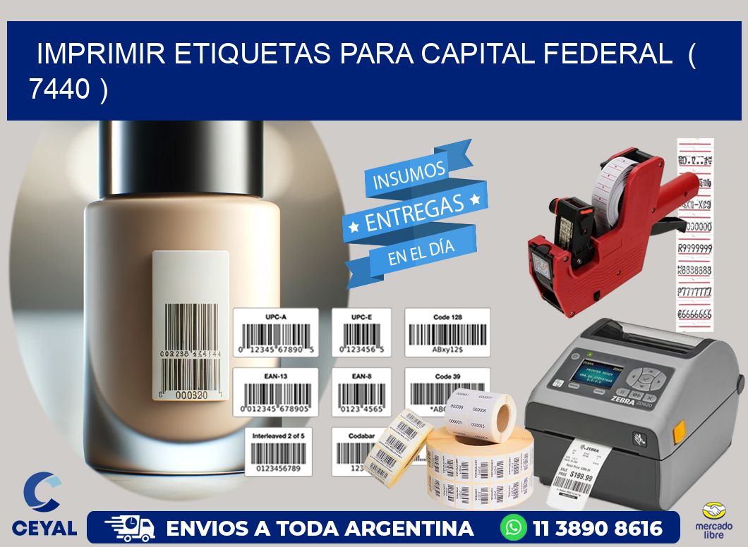 imprimir etiquetas para capital federal  ( 7440 )