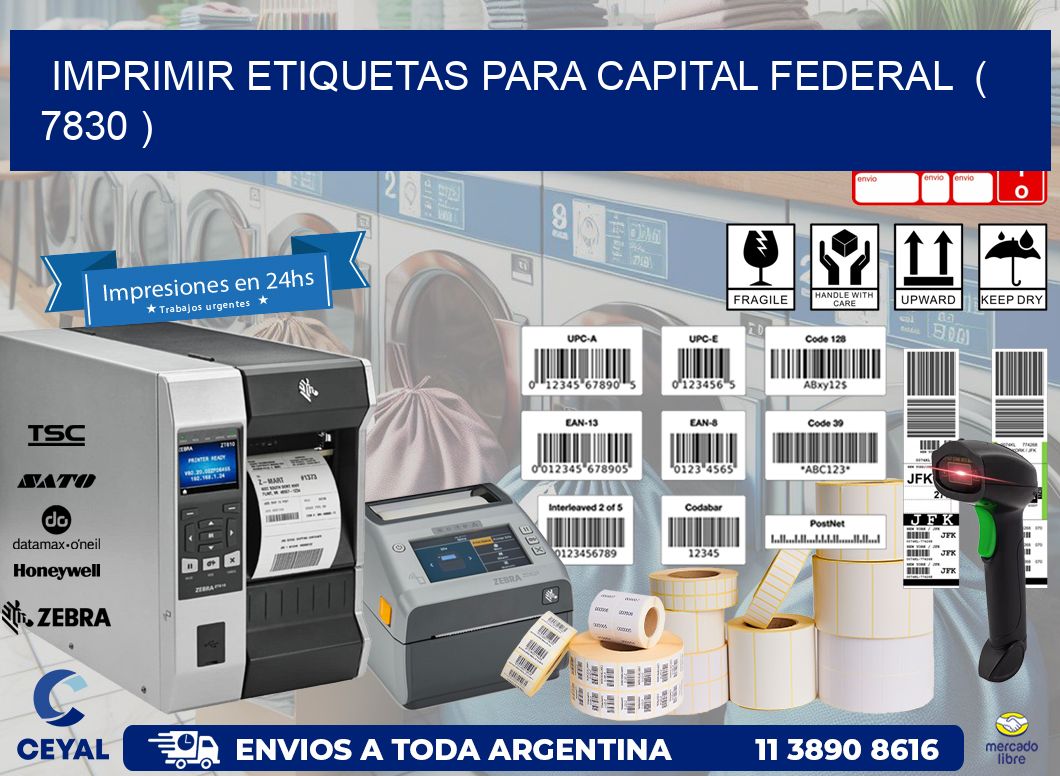 imprimir etiquetas para capital federal  ( 7830 )