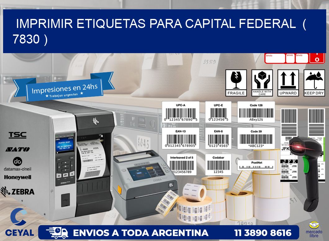 imprimir etiquetas para capital federal  ( 7830 )