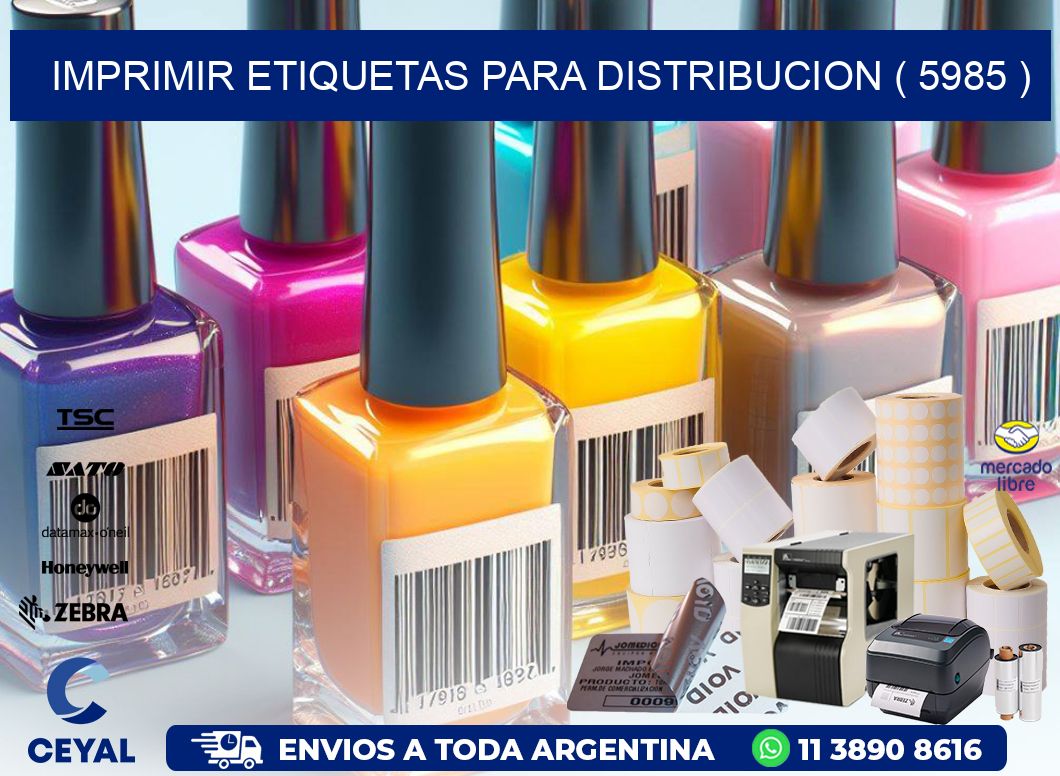 imprimir etiquetas para distribucion ( 5985 )