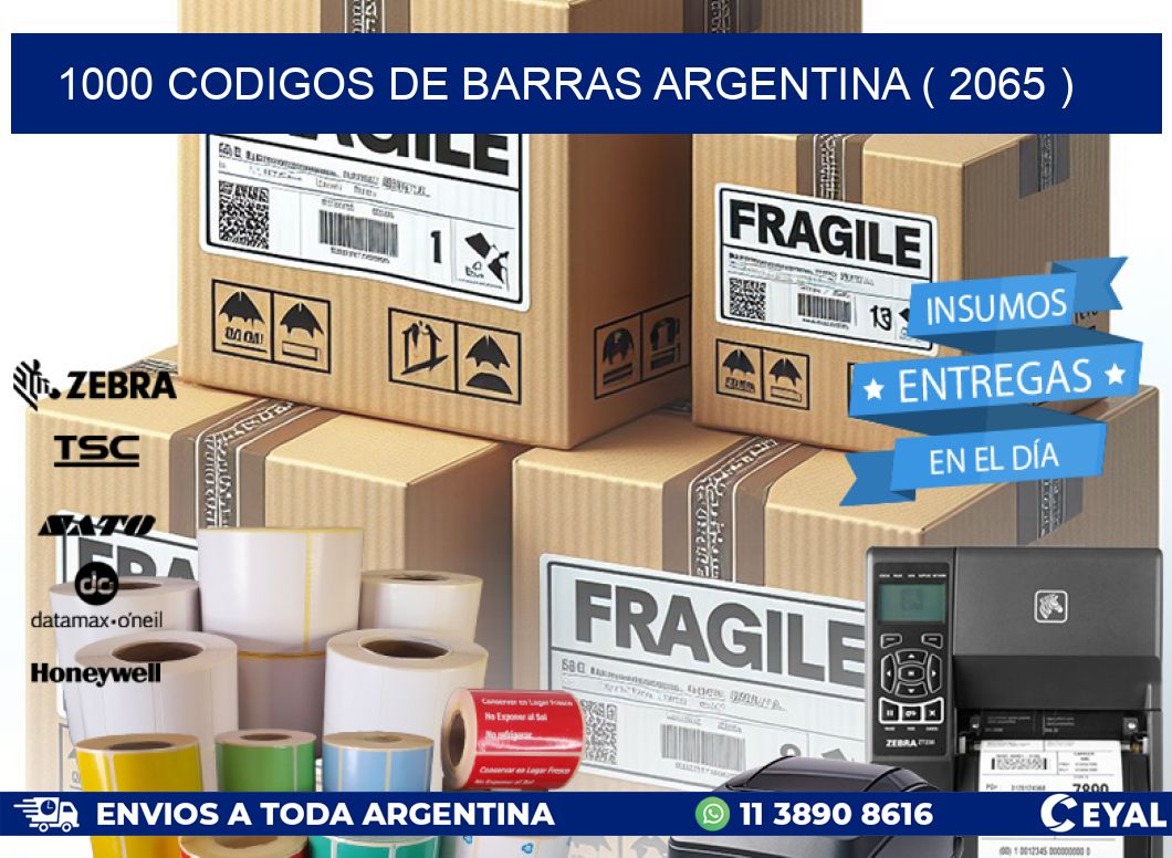 1000 codigos de barras argentina ( 2065 )