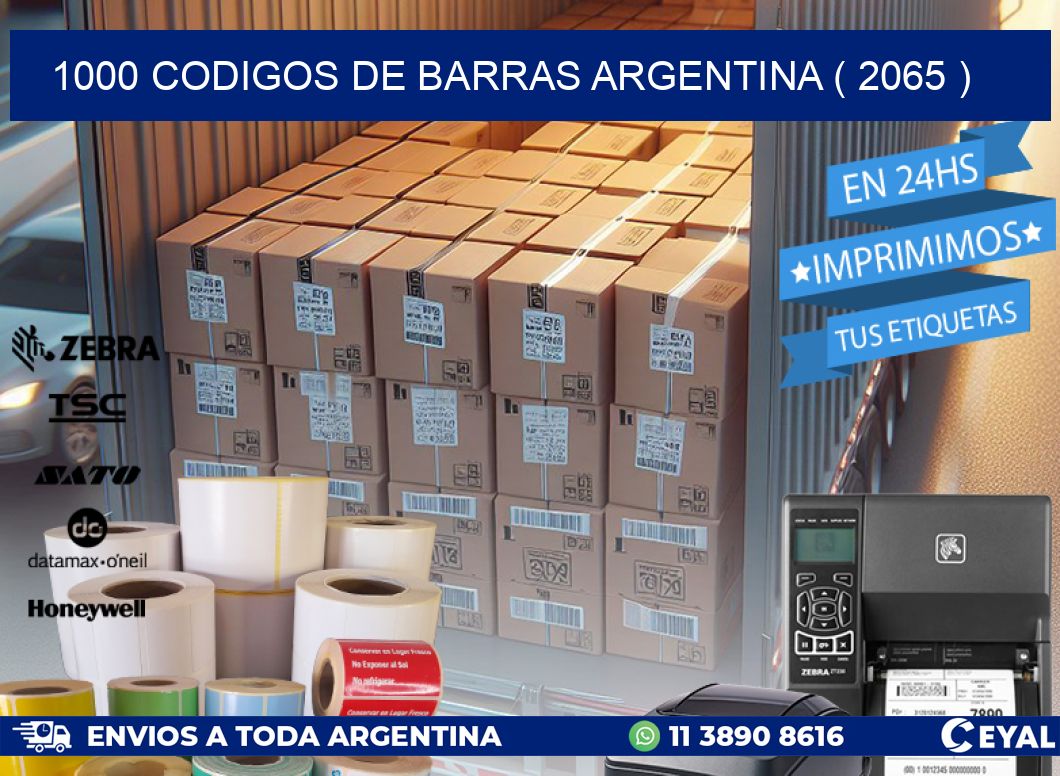 1000 codigos de barras argentina ( 2065 )