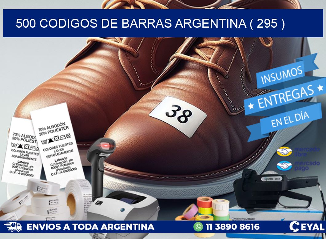 500 codigos de barras argentina ( 295 )