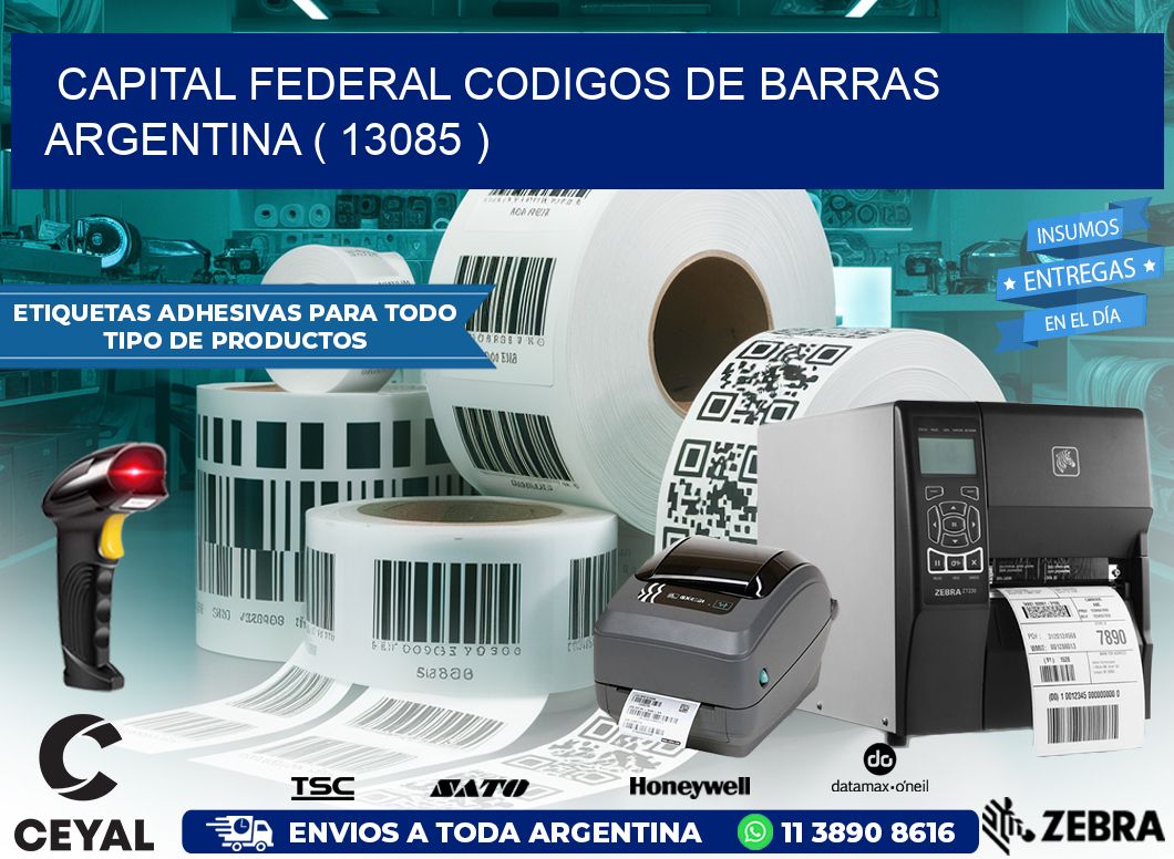 Capital federal codigos de barras argentina ( 13085 )