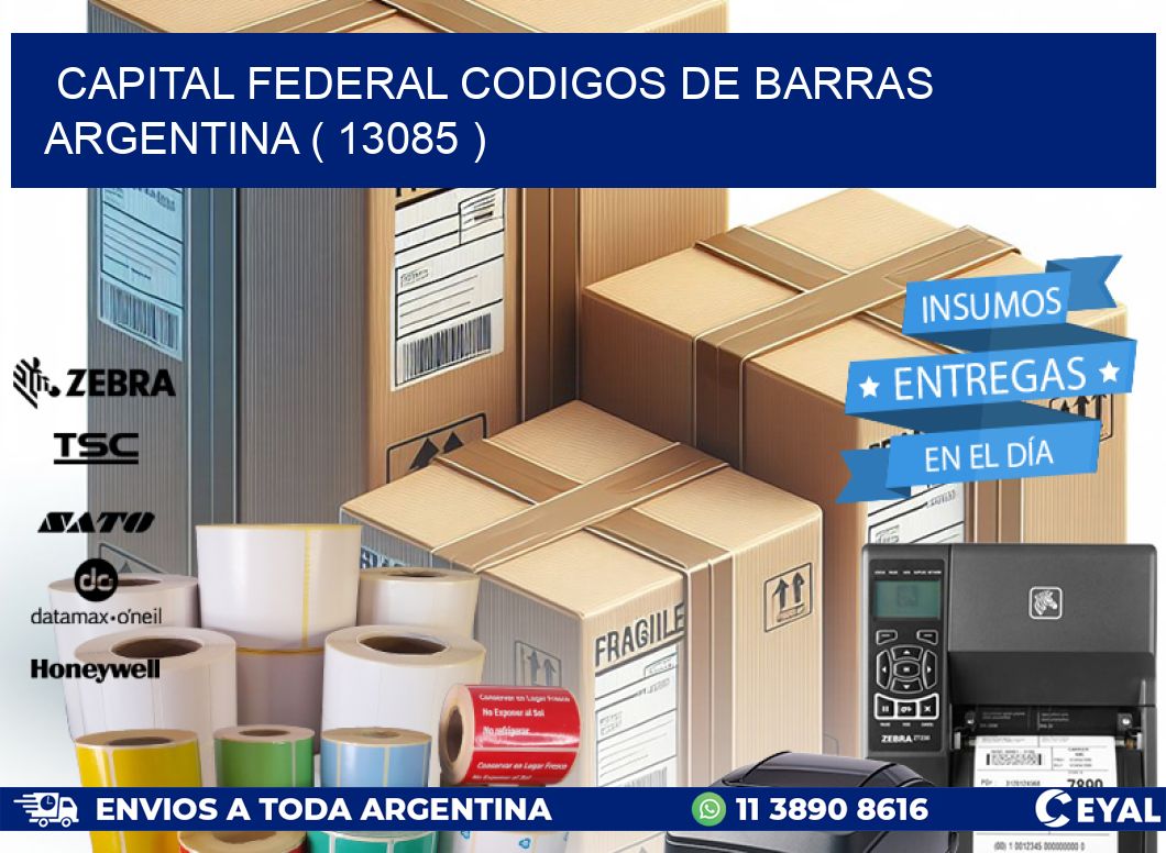 Capital federal codigos de barras argentina ( 13085 )