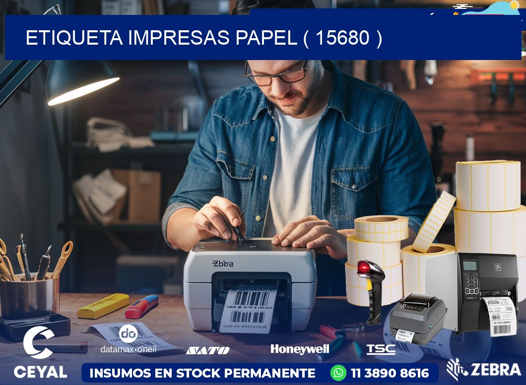 ETIQUETA IMPRESAS PAPEL ( 15680 )