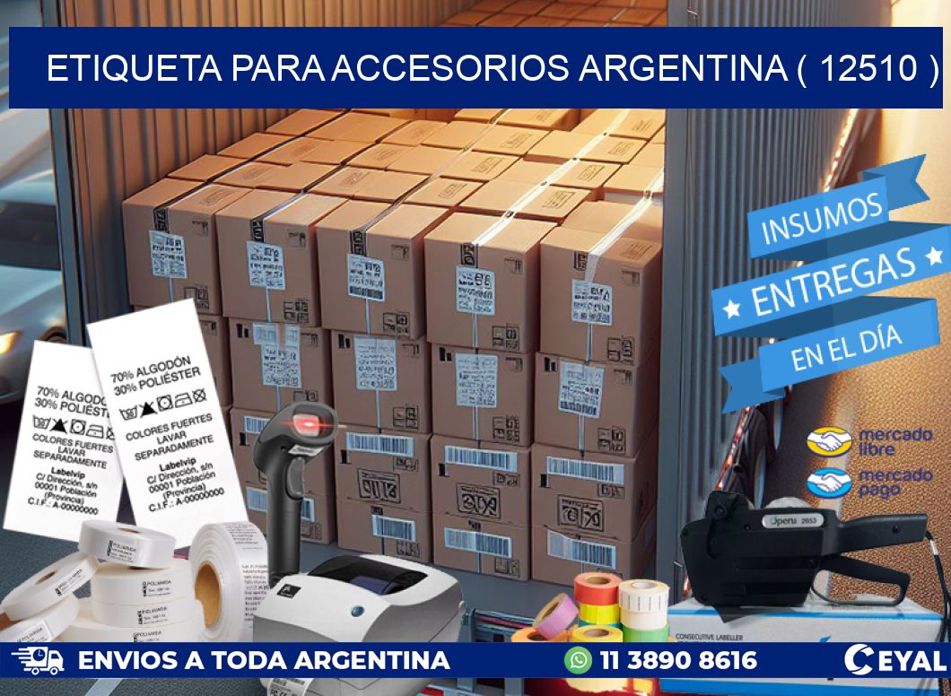 ETIQUETA PARA ACCESORIOS ARGENTINA ( 12510 )