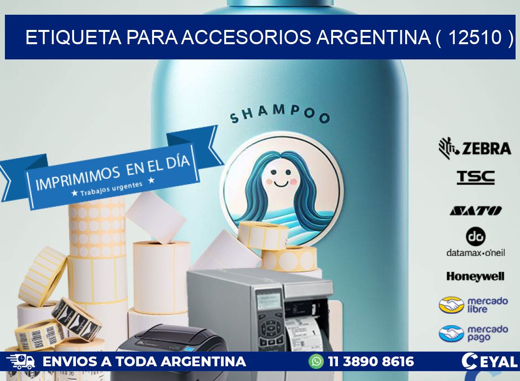 ETIQUETA PARA ACCESORIOS ARGENTINA ( 12510 )