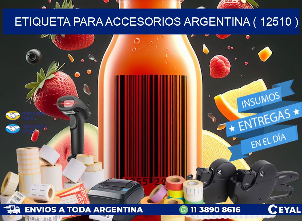 ETIQUETA PARA ACCESORIOS ARGENTINA ( 12510 )