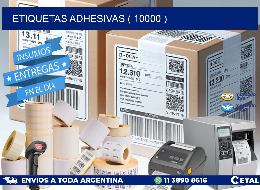 ETIQUETAS ADHESIVAS ( 10000 )