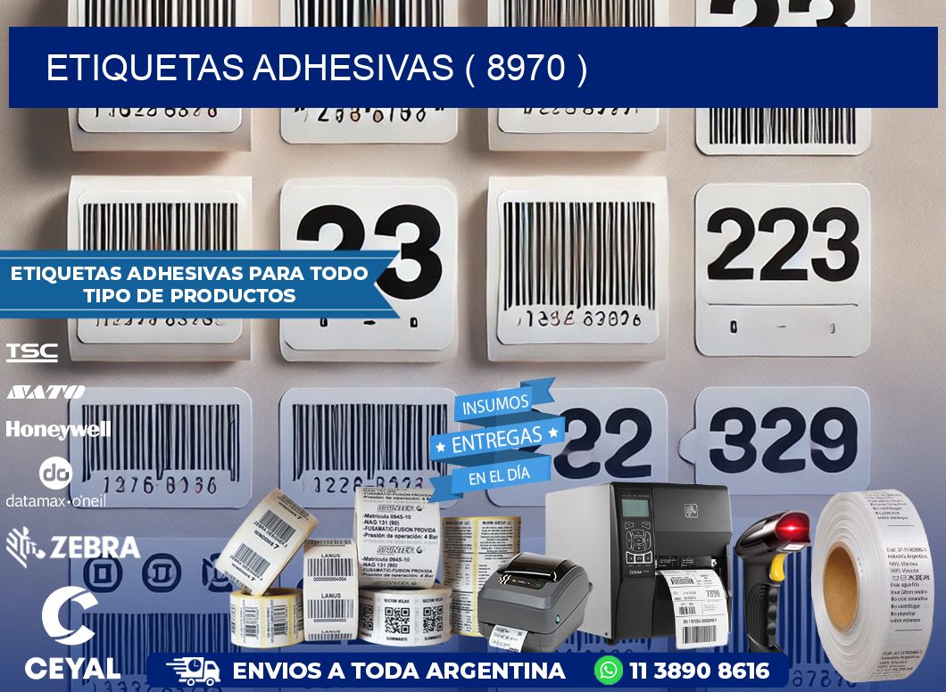 ETIQUETAS ADHESIVAS ( 8970 )