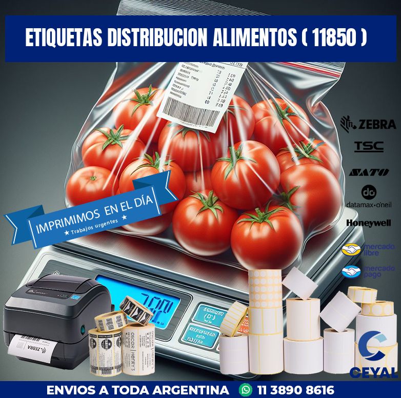 ETIQUETAS DISTRIBUCION ALIMENTOS ( 11850 )