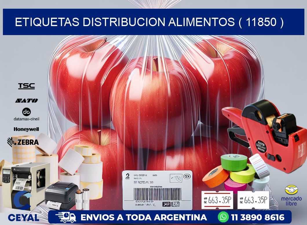 ETIQUETAS DISTRIBUCION ALIMENTOS ( 11850 )