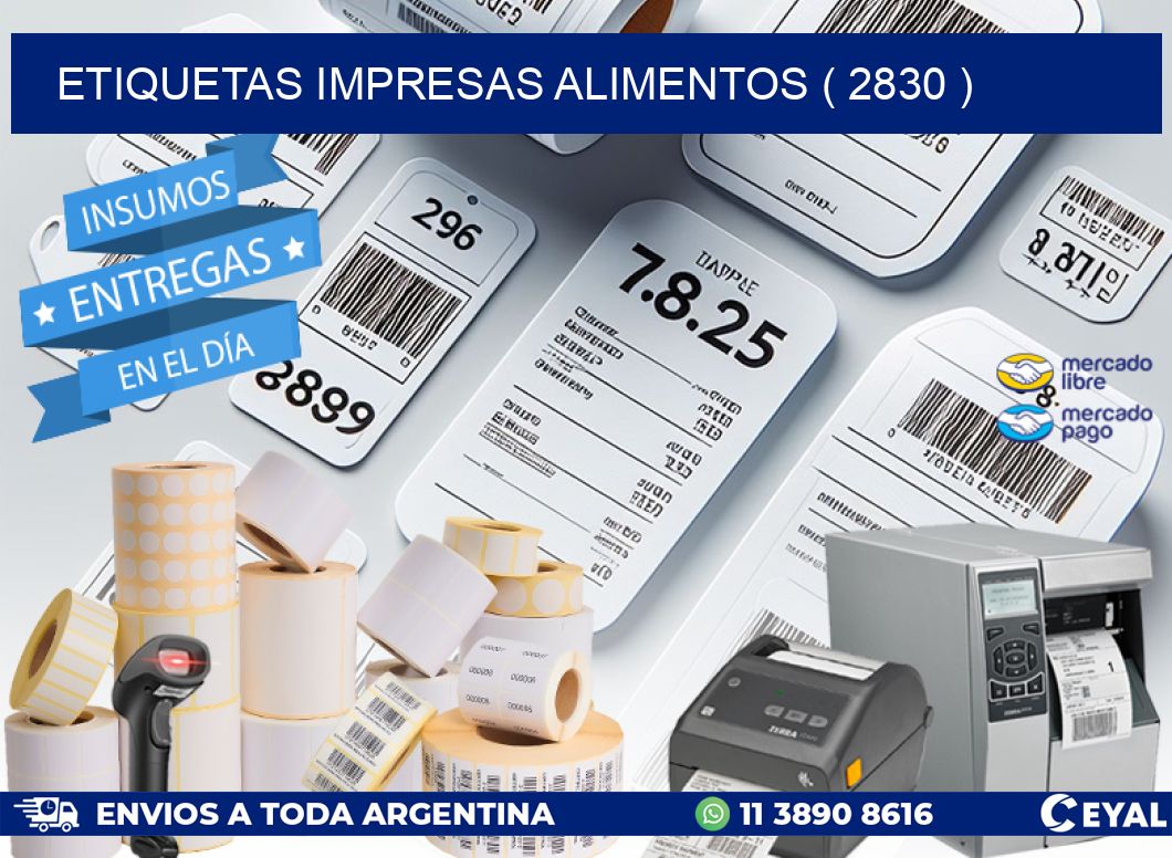 ETIQUETAS IMPRESAS ALIMENTOS ( 2830 )