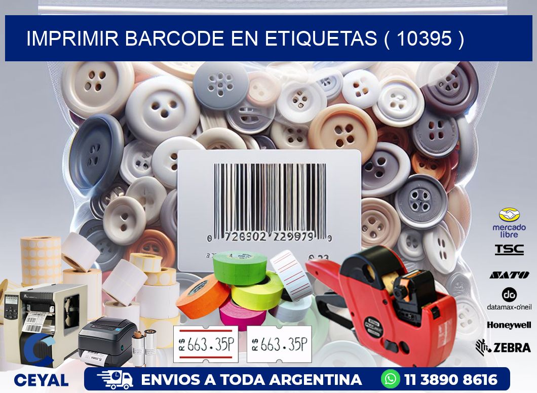 IMPRIMIR BARCODE EN ETIQUETAS ( 10395 )