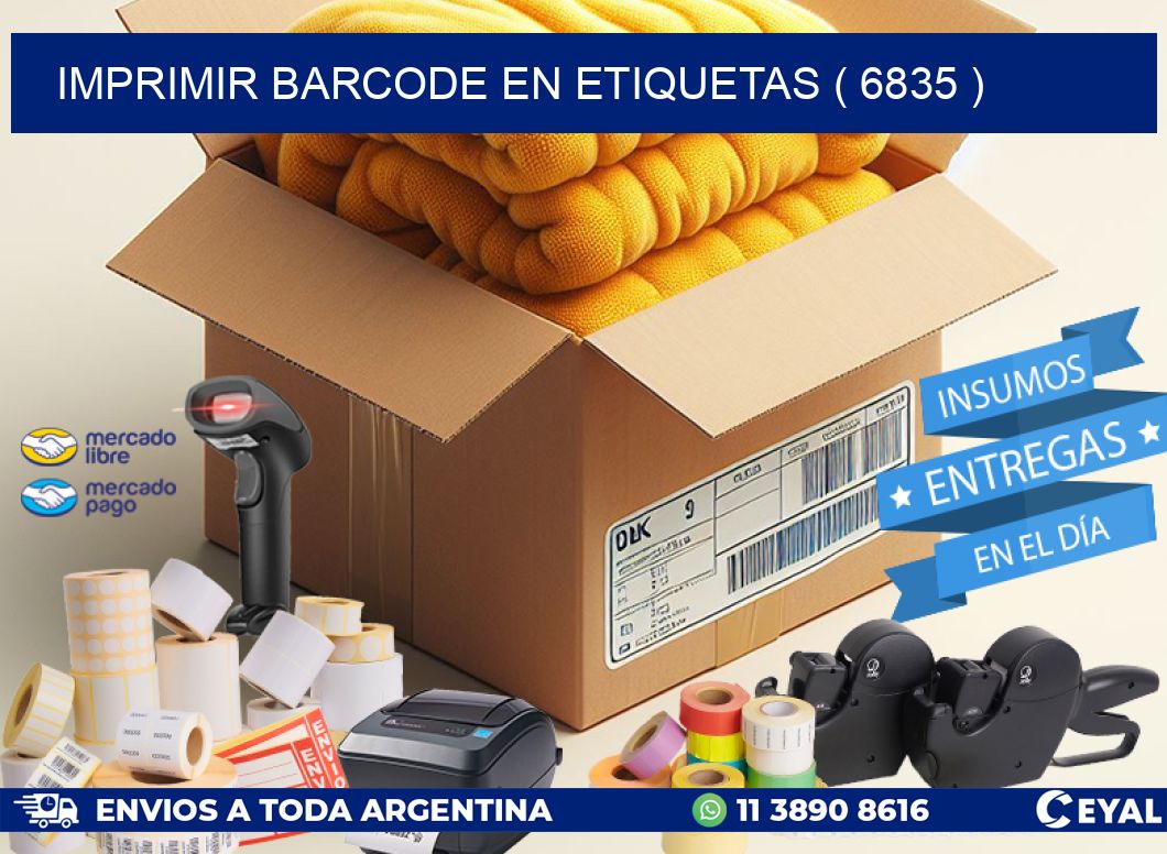 IMPRIMIR BARCODE EN ETIQUETAS ( 6835 )