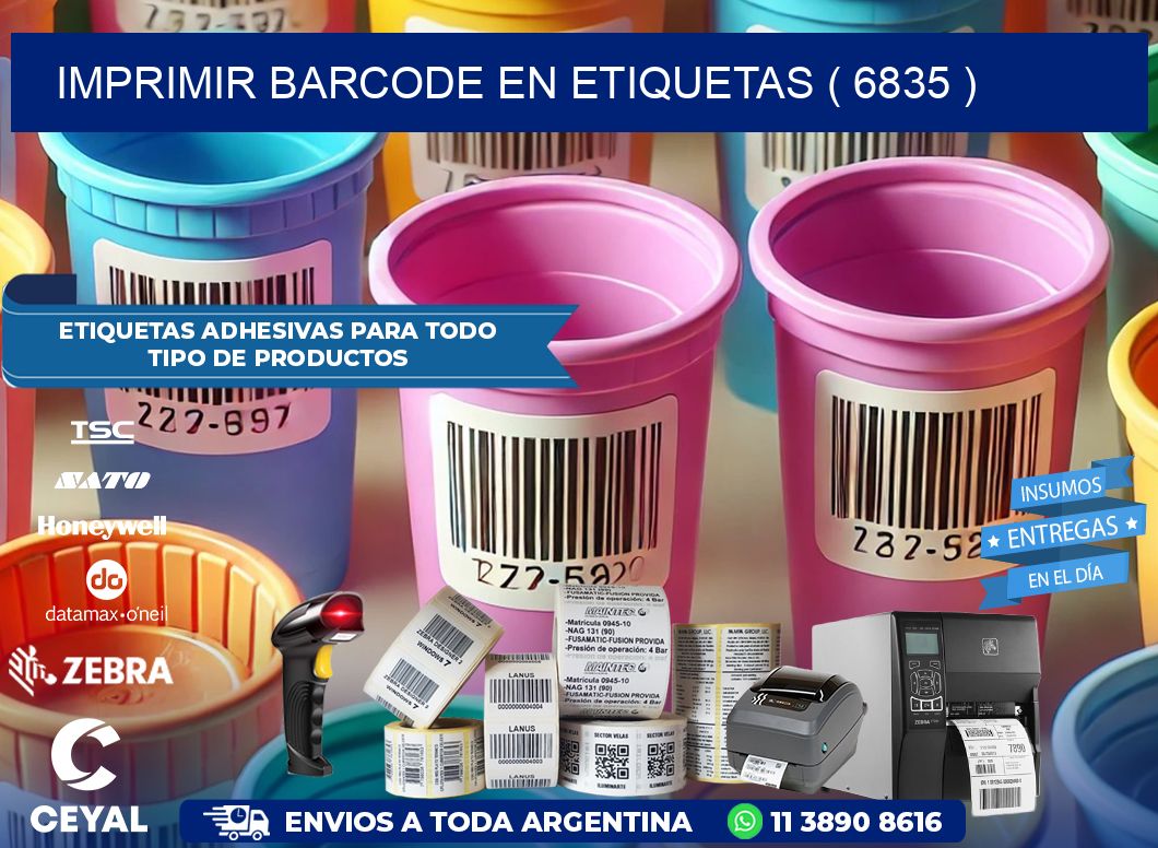 IMPRIMIR BARCODE EN ETIQUETAS ( 6835 )