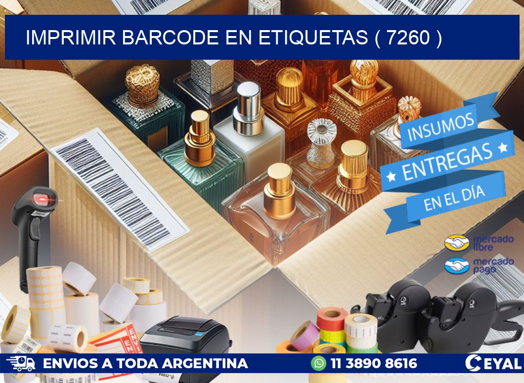 IMPRIMIR BARCODE EN ETIQUETAS ( 7260 )