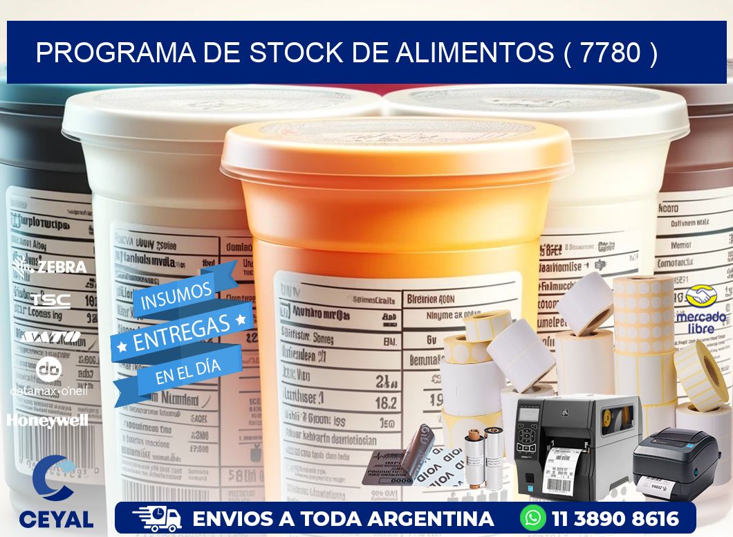 PROGRAMA DE STOCK DE ALIMENTOS ( 7780 )