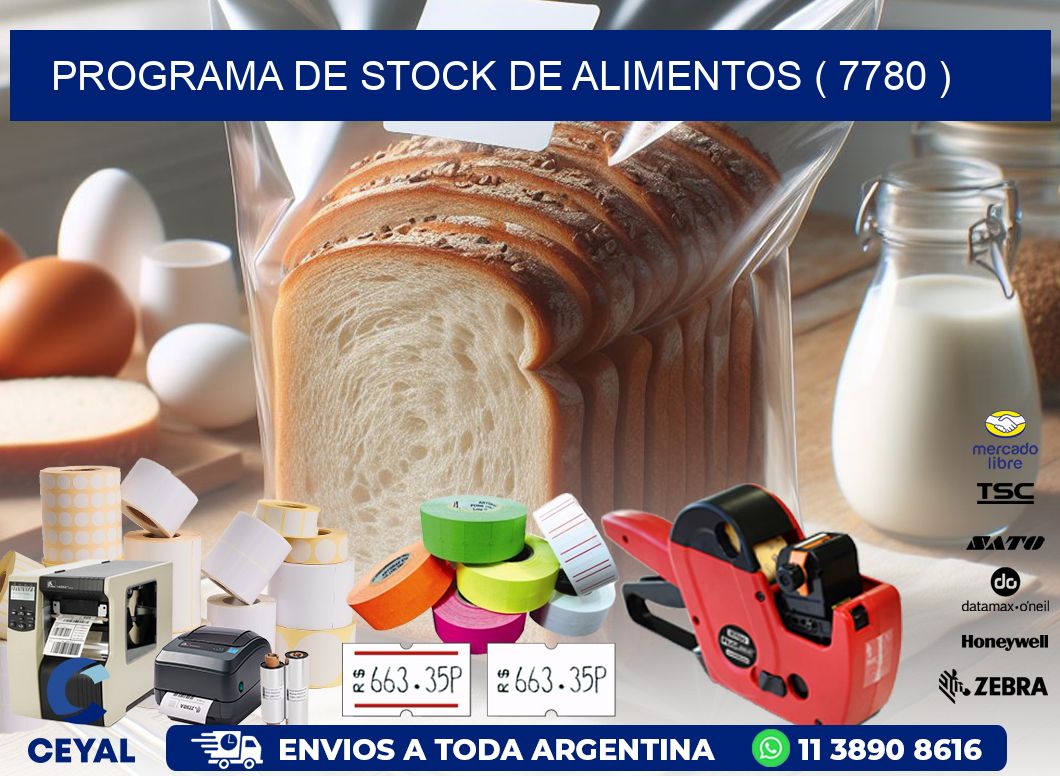 PROGRAMA DE STOCK DE ALIMENTOS ( 7780 )