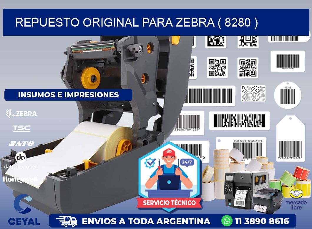 REPUESTO ORIGINAL PARA ZEBRA ( 8280 )