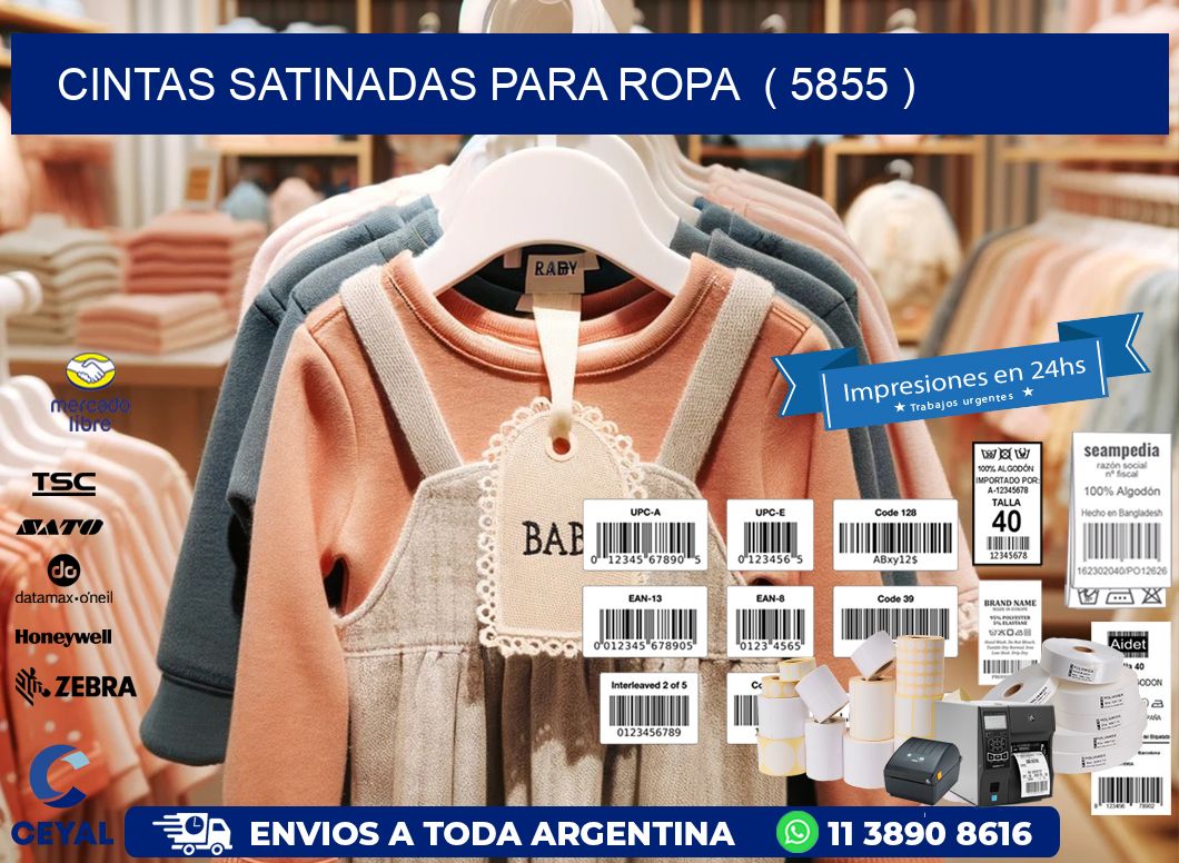 cintas satinadas para ropa  ( 5855 )